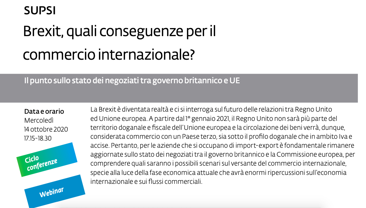 Brexit, quali conseguenze per il commercio internazionale?